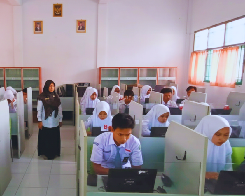 MA NU 01 Limpung Gelar Simulasi Tes Kemampuan Akademik (TKA) Berjalan Lancar